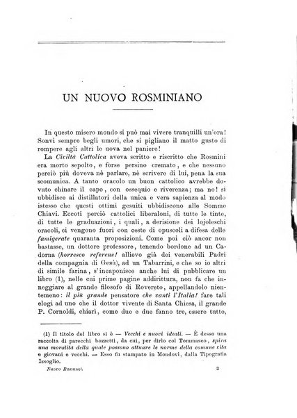 Il nuovo Rosmini periodico scientifico e letterario