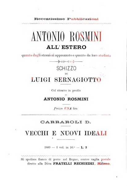 Il nuovo Rosmini periodico scientifico e letterario