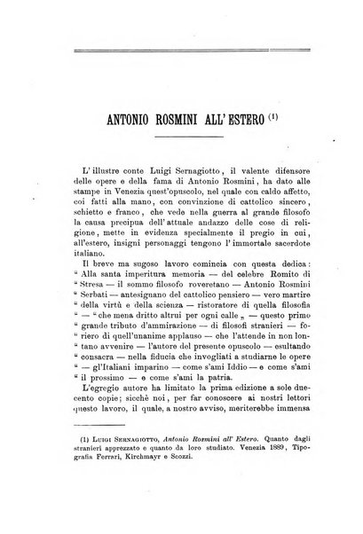 Il nuovo Rosmini periodico scientifico e letterario