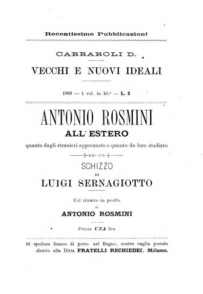 Il nuovo Rosmini periodico scientifico e letterario