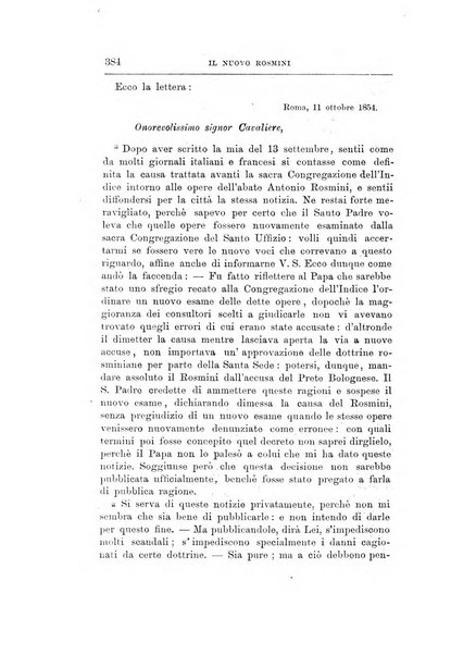 Il nuovo Rosmini periodico scientifico e letterario