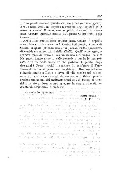 Il nuovo Rosmini periodico scientifico e letterario