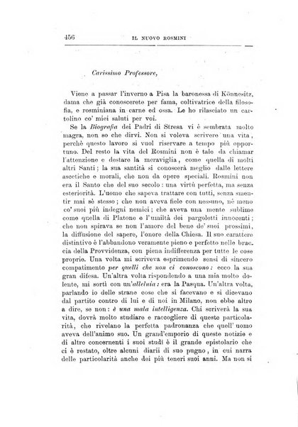 Il nuovo Rosmini periodico scientifico e letterario