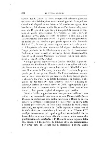 Il nuovo Rosmini periodico scientifico e letterario