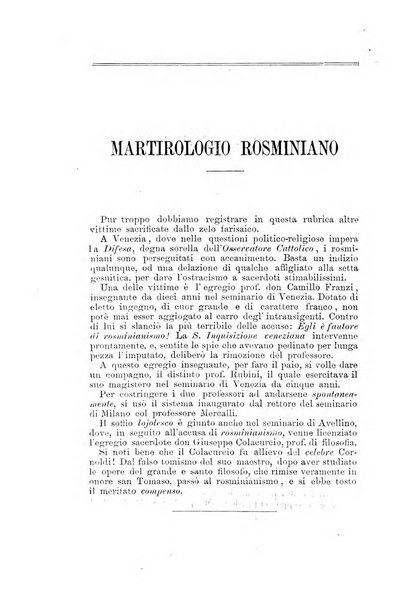 Il nuovo Rosmini periodico scientifico e letterario