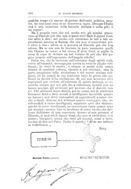 Il nuovo Rosmini periodico scientifico e letterario