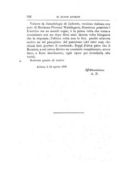 Il nuovo Rosmini periodico scientifico e letterario