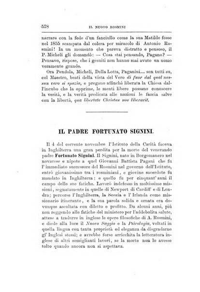 Il nuovo Rosmini periodico scientifico e letterario