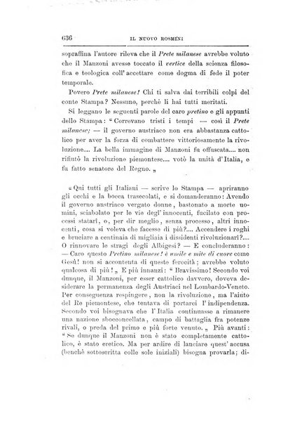 Il nuovo Rosmini periodico scientifico e letterario