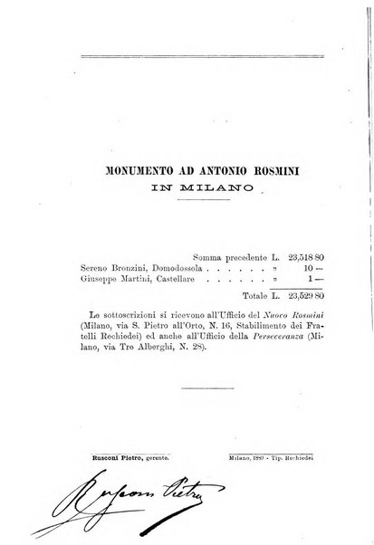 Il nuovo Rosmini periodico scientifico e letterario