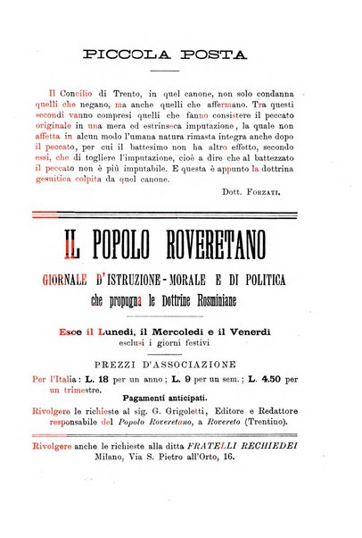 Il nuovo Rosmini periodico scientifico e letterario