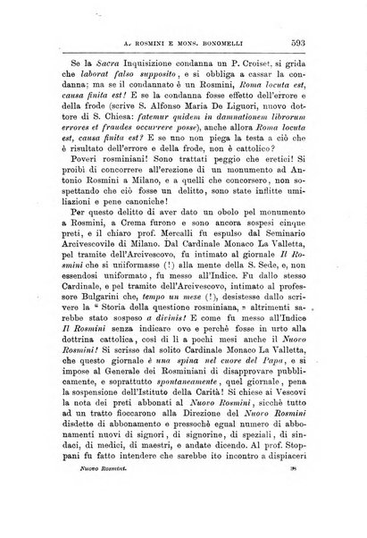 Il nuovo Rosmini periodico scientifico e letterario