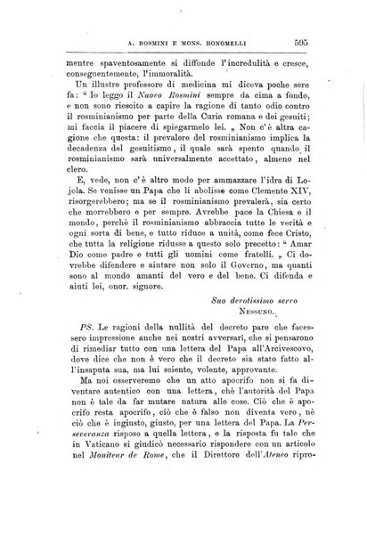 Il nuovo Rosmini periodico scientifico e letterario