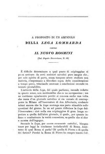 Il nuovo Rosmini periodico scientifico e letterario