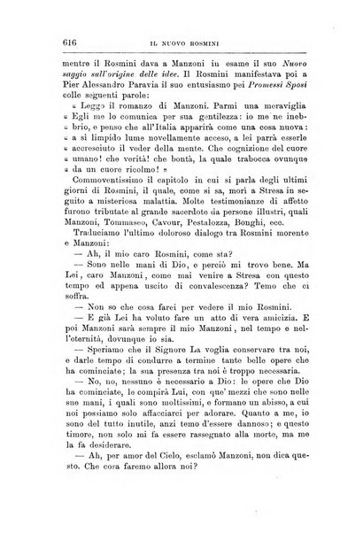 Il nuovo Rosmini periodico scientifico e letterario