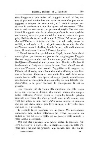 Il nuovo Rosmini periodico scientifico e letterario