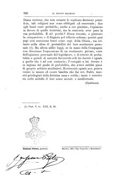 Il nuovo Rosmini periodico scientifico e letterario