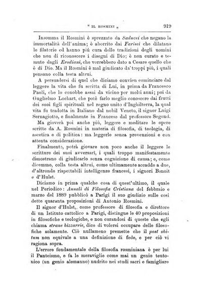 Il nuovo Rosmini periodico scientifico e letterario