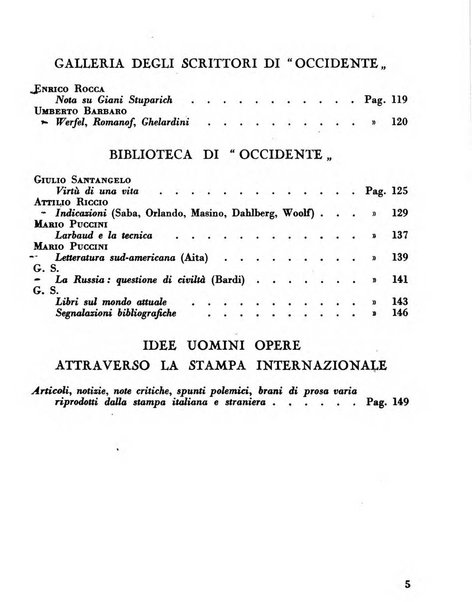 Occidente sintesi dell'attività letteraria nel mondo