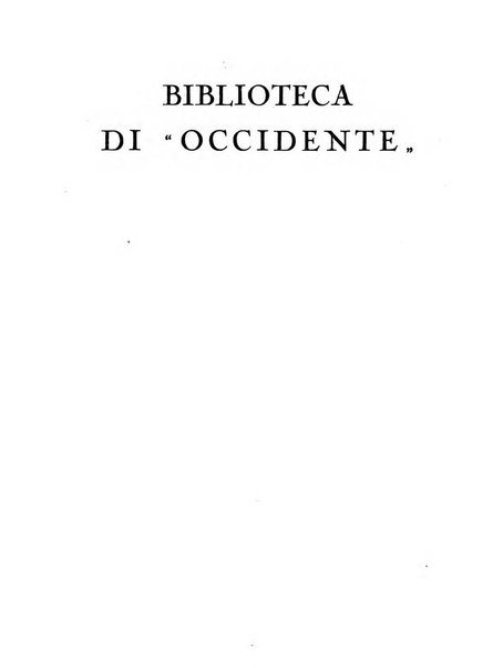 Occidente sintesi dell'attività letteraria nel mondo