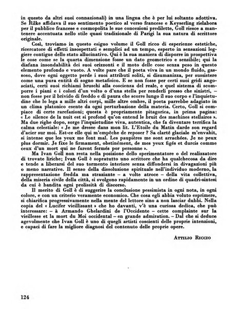 Occidente sintesi dell'attività letteraria nel mondo