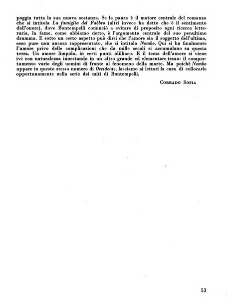 Occidente sintesi dell'attività letteraria nel mondo