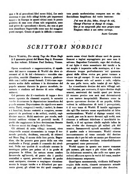 Occidente sintesi dell'attività letteraria nel mondo