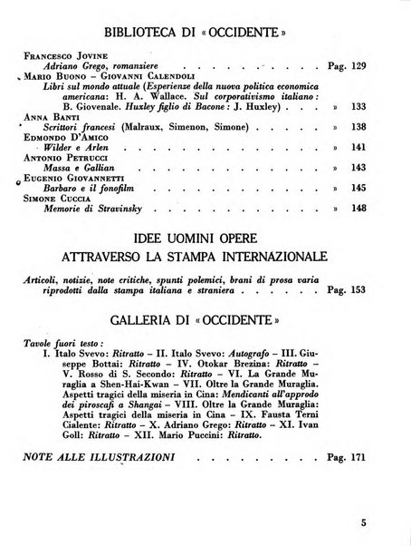 Occidente sintesi dell'attività letteraria nel mondo