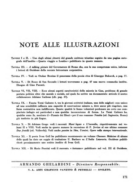 Occidente sintesi dell'attività letteraria nel mondo