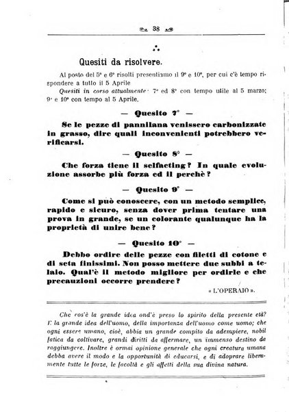 L'operaio rivista d'istruzione tecnica popolare