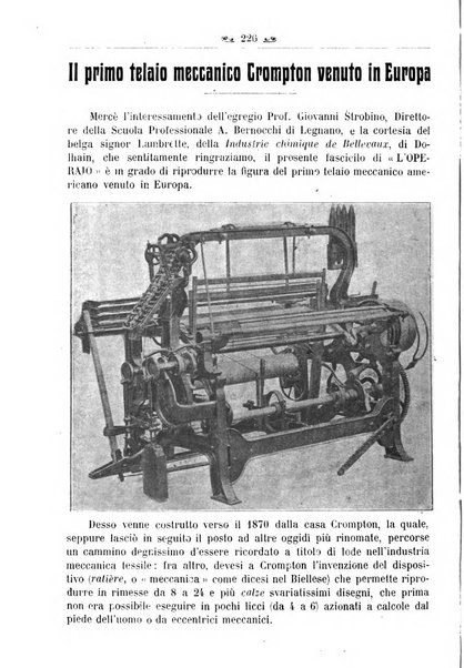 L'operaio rivista d'istruzione tecnica popolare