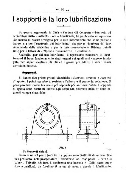 L'operaio rivista d'istruzione tecnica popolare