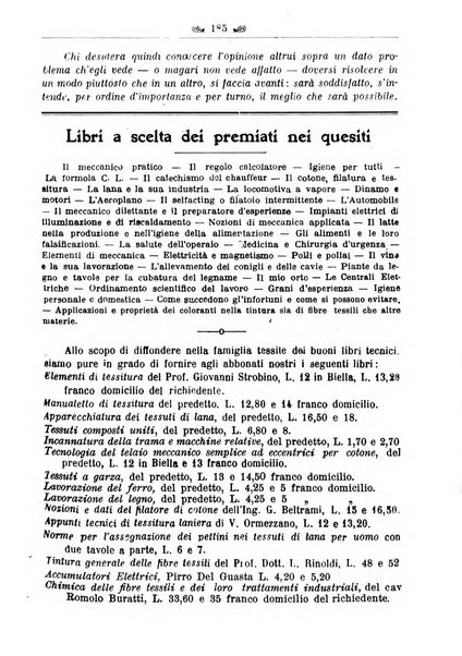 L'operaio rivista d'istruzione tecnica popolare