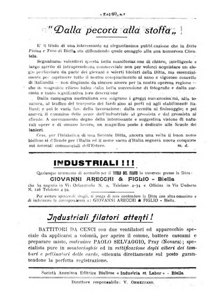 L'operaio rivista d'istruzione tecnica popolare