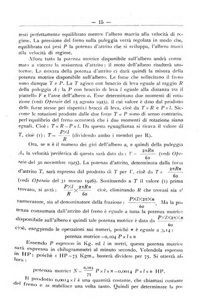 L'operaio rivista d'istruzione tecnica popolare