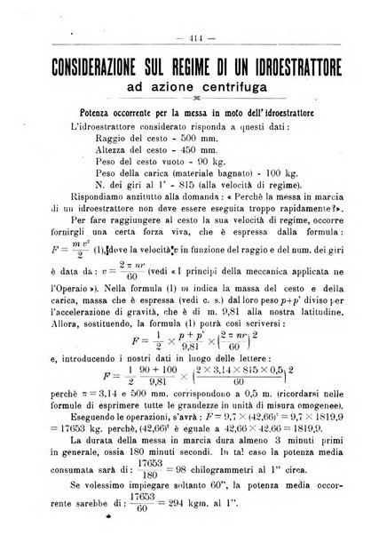 L'operaio rivista d'istruzione tecnica popolare