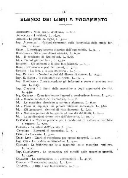 L'operaio rivista d'istruzione tecnica popolare