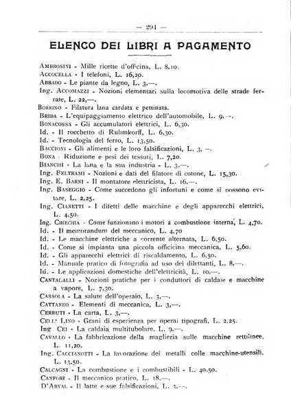 L'operaio rivista d'istruzione tecnica popolare