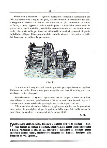 L'operaio rivista d'istruzione tecnica popolare