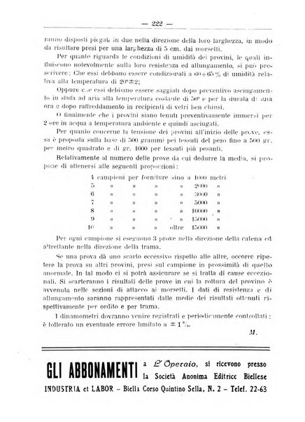 L'operaio rivista d'istruzione tecnica popolare