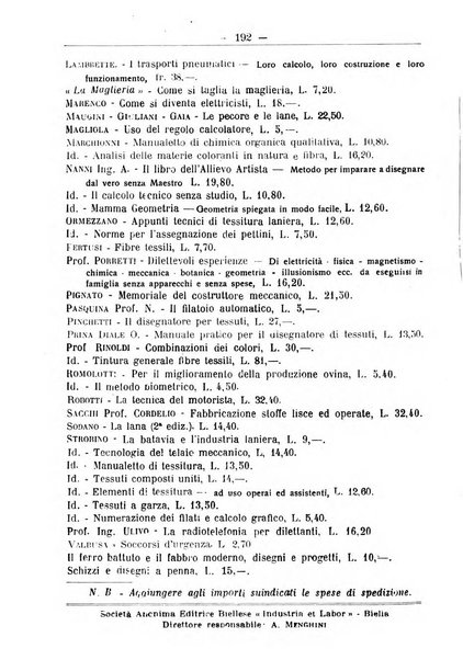 L'operaio rivista d'istruzione tecnica popolare