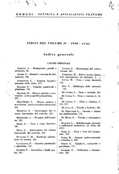 Ormoni dottrina e applicazioni pratiche pubblicate da Nicola Pende e Gennaro Di Macco