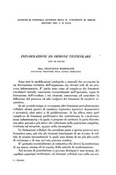 Ormoni dottrina e applicazioni pratiche pubblicate da Nicola Pende e Gennaro Di Macco