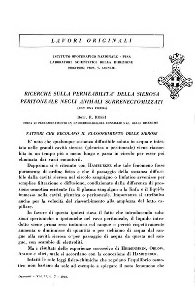 Ormoni dottrina e applicazioni pratiche pubblicate da Nicola Pende e Gennaro Di Macco