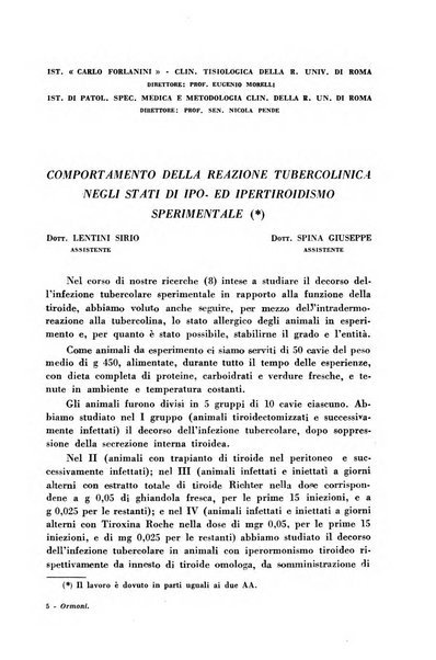 Ormoni dottrina e applicazioni pratiche pubblicate da Nicola Pende e Gennaro Di Macco