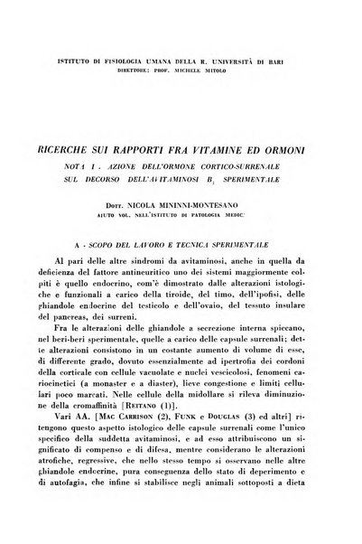 Ormoni dottrina e applicazioni pratiche pubblicate da Nicola Pende e Gennaro Di Macco