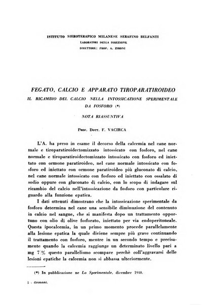 Ormoni dottrina e applicazioni pratiche pubblicate da Nicola Pende e Gennaro Di Macco