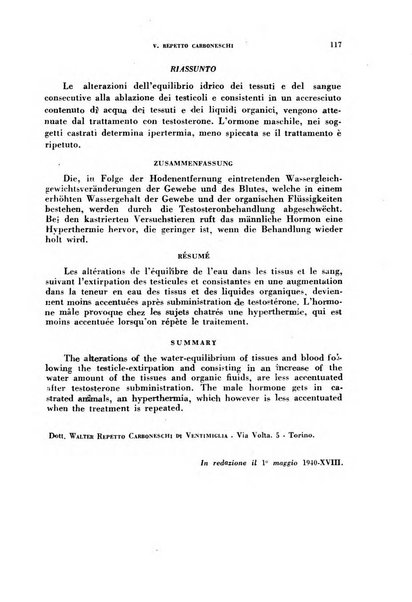 Ormoni dottrina e applicazioni pratiche pubblicate da Nicola Pende e Gennaro Di Macco