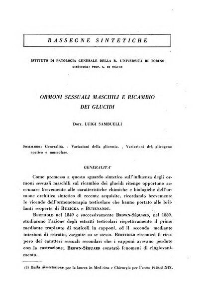 Ormoni dottrina e applicazioni pratiche pubblicate da Nicola Pende e Gennaro Di Macco