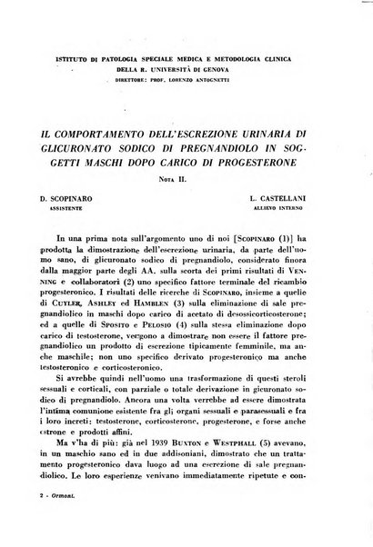 Ormoni dottrina e applicazioni pratiche pubblicate da Nicola Pende e Gennaro Di Macco